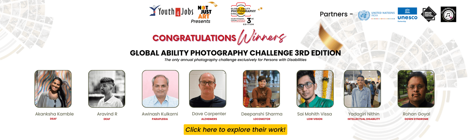 Youth4Jobs - Global ABILITY PHOTOGRAPHY CHALLENGE 3RD edition