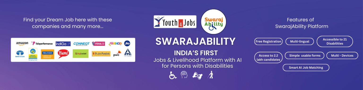 Jobs for Persons with Disabilities in India